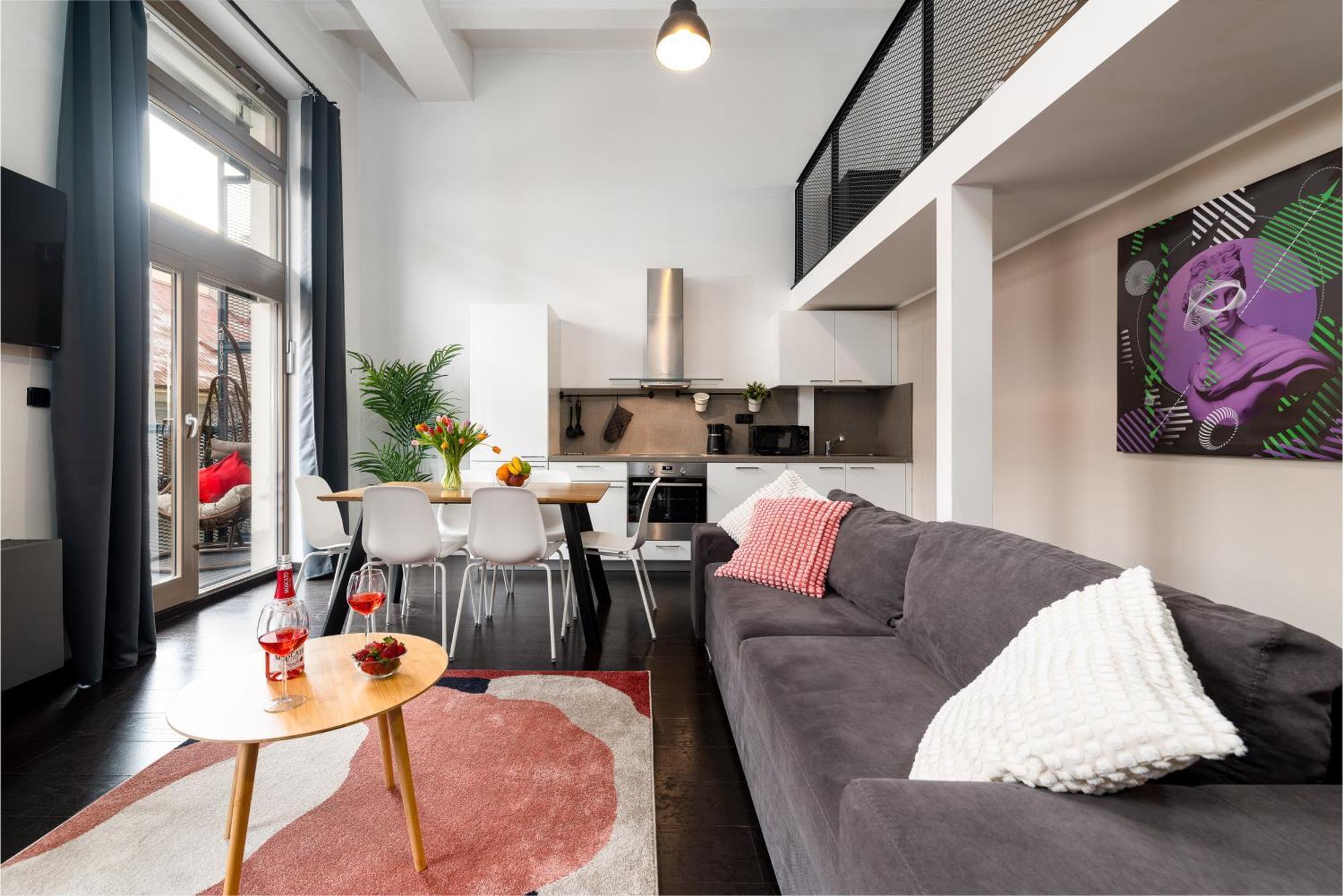 Apartments With Large Balcony, Parking Praha Bagian luar foto